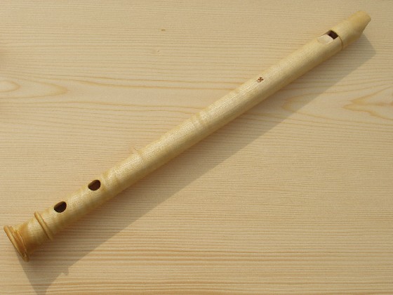 Einhandflöte – Detail