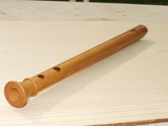 Einhandflöte – Detail